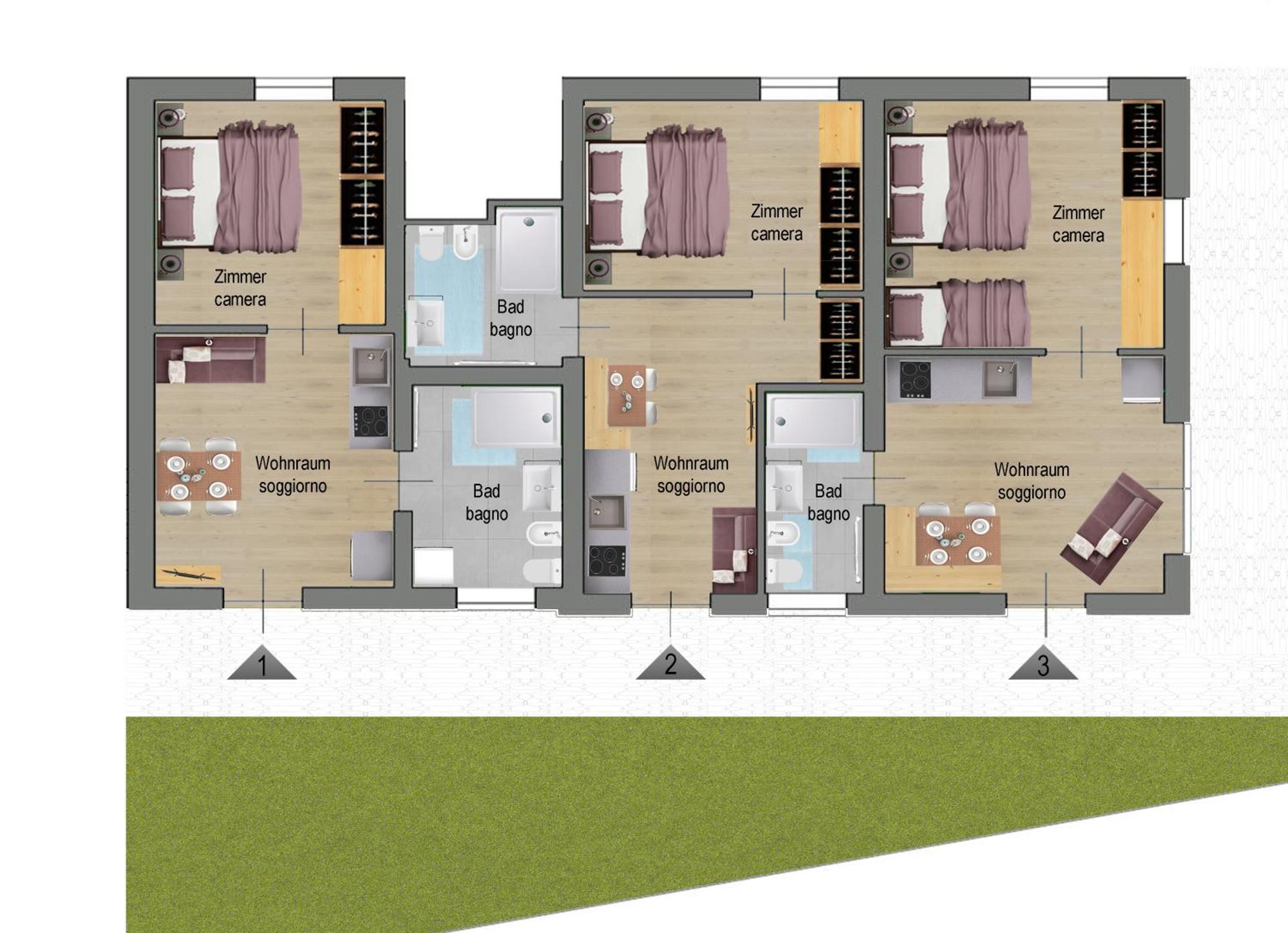 Apartmán Aurturist Dobbiaco Roulette Pokoj fotografie